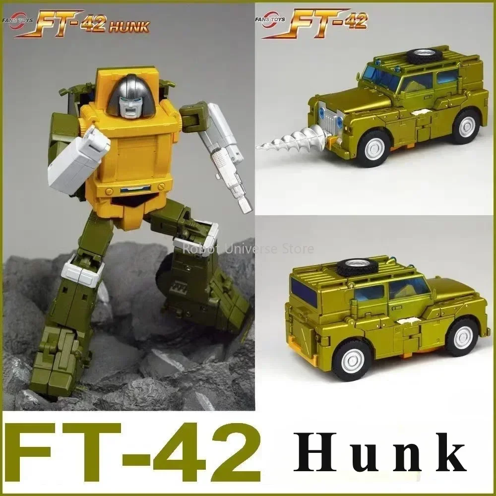 New In Stock Transforming Toys Fanstoys FT FT42 FT-42 Brawn Hunk G1 Mp Robot Action Figure Toy Collection Gift