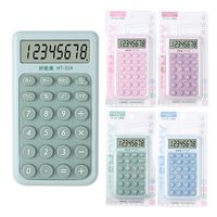 High Sensitivity Minimalist Mini Calculator 8-Digit Large LCD Display Student Calculator Student Stationery Portable