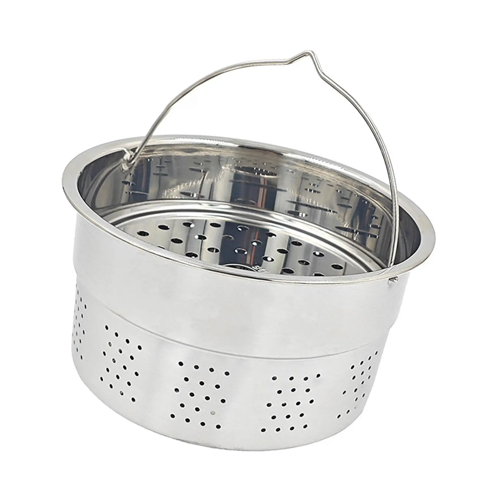 Food Steamer Basket Steamer Insert for Pans and Pots Rice Cooker Steaming Grid Simmering Basket for Bun Vegetables Seafood