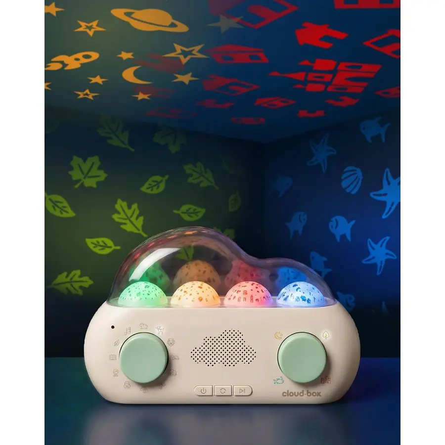 

Cloudbox Storytime Audio Story Books Toy Gift for Toddlers Kids Girls Boys English Spanish Voice Record Storyteller 36 Stories,