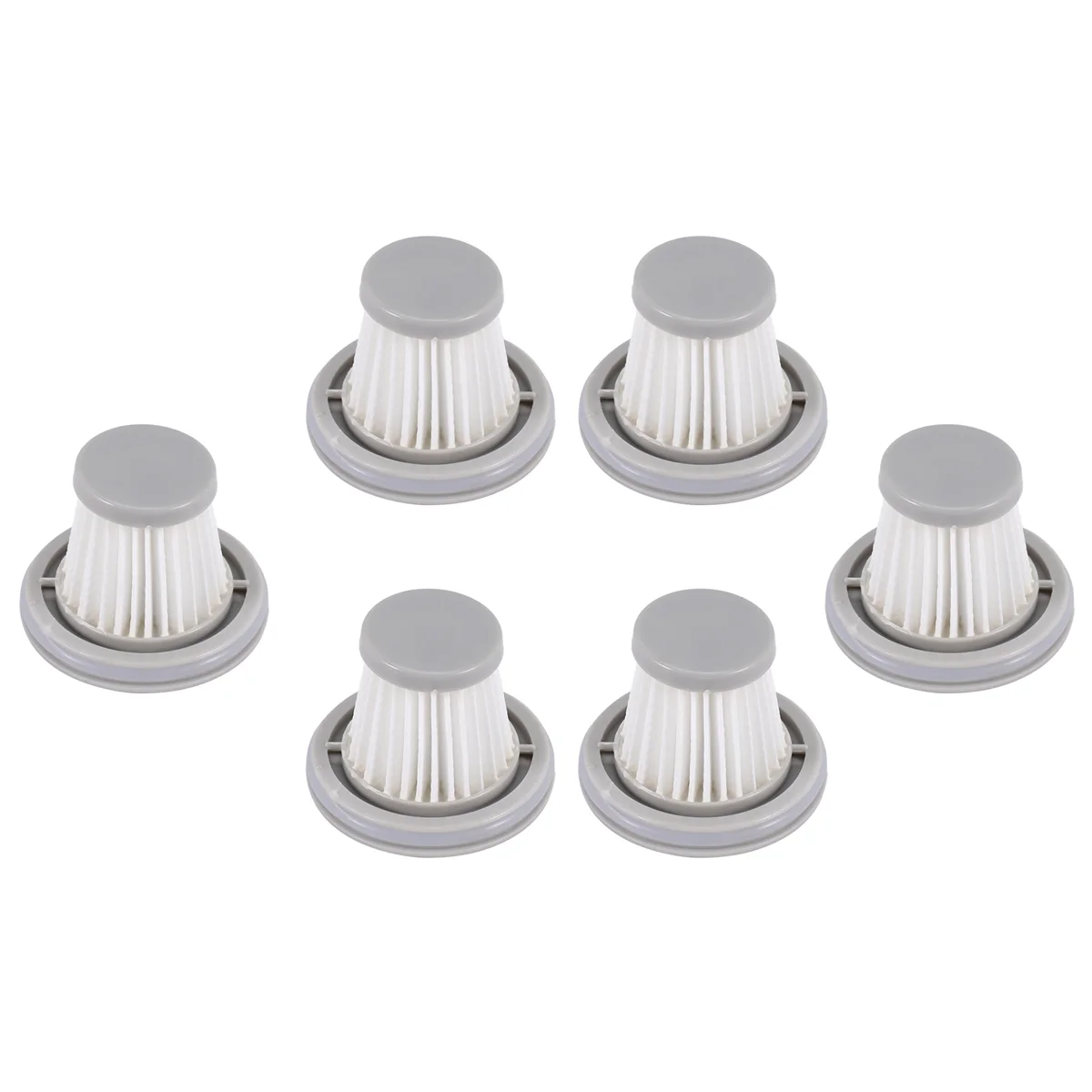 L65A 6PCS HEPA Filter for XIAOMI MIJIA Handy Vacuum Cleaner Home Car Mini Wireless Washable Filter Spare Parts Accessories