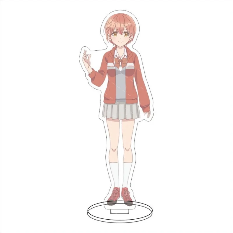 New Anime Haibara's Teenage New Game Keychain 15cm HD Printed Acrylic Stand Model Decoration Goods Figure Cosplay Character Gift