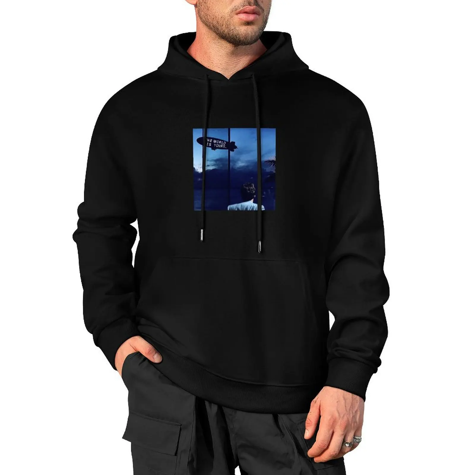 

The World Is Yours Scarface Pullover Hoodie anime clothes aesthetic clothing men wear pullover hoodies