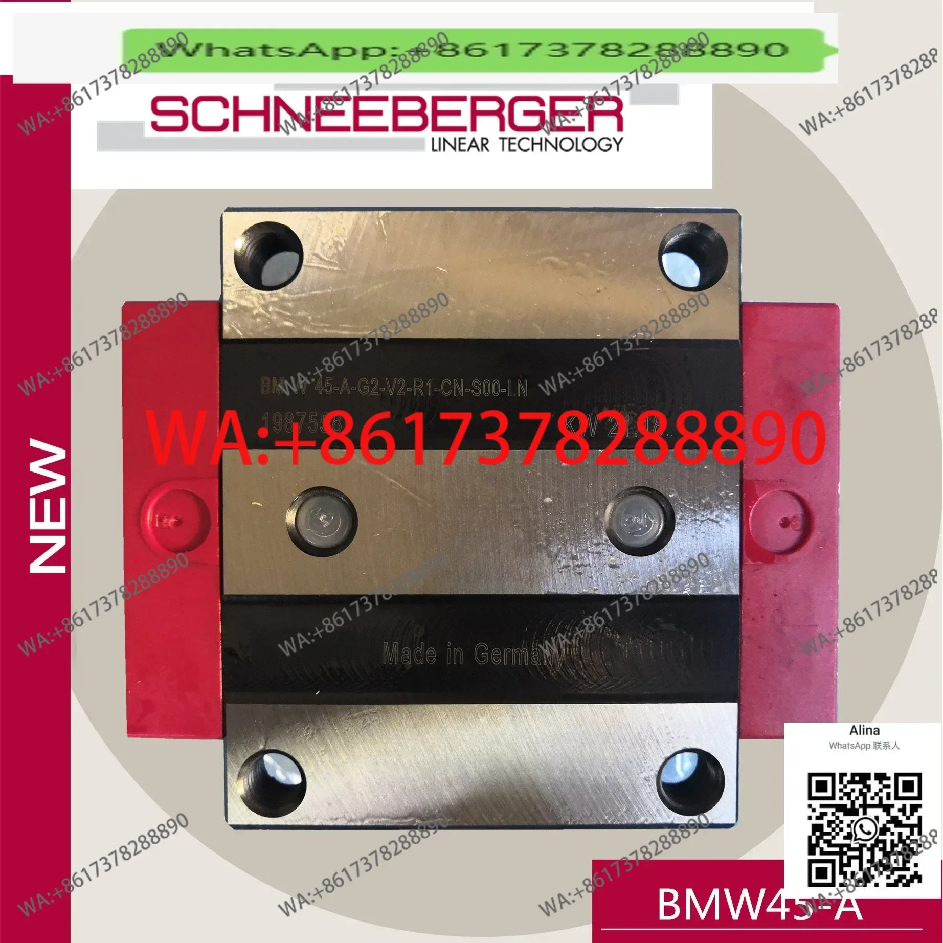 

Schneeberger slider BMA45 BMW45A G0 G1 G2 G3-V1 V2 V3