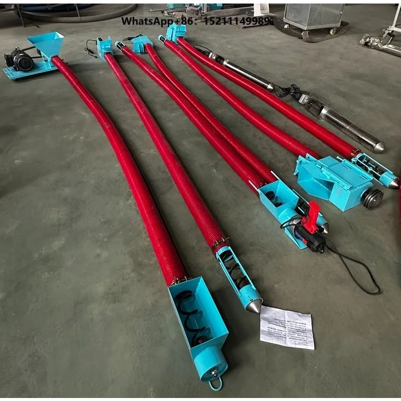 Flexible Hose Screw Conveyor Grain Suction Loading Machine
