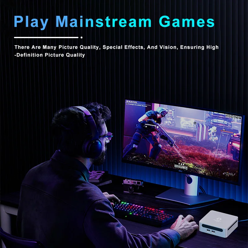 GenMachine AMD Ryzen 7 5800U Windows 11 Ryzen MINI PC DDR4 16/32 GB 256/512 GB SSD WIFI6 RTL8852, BT5.2 Computer da gioco fai da te