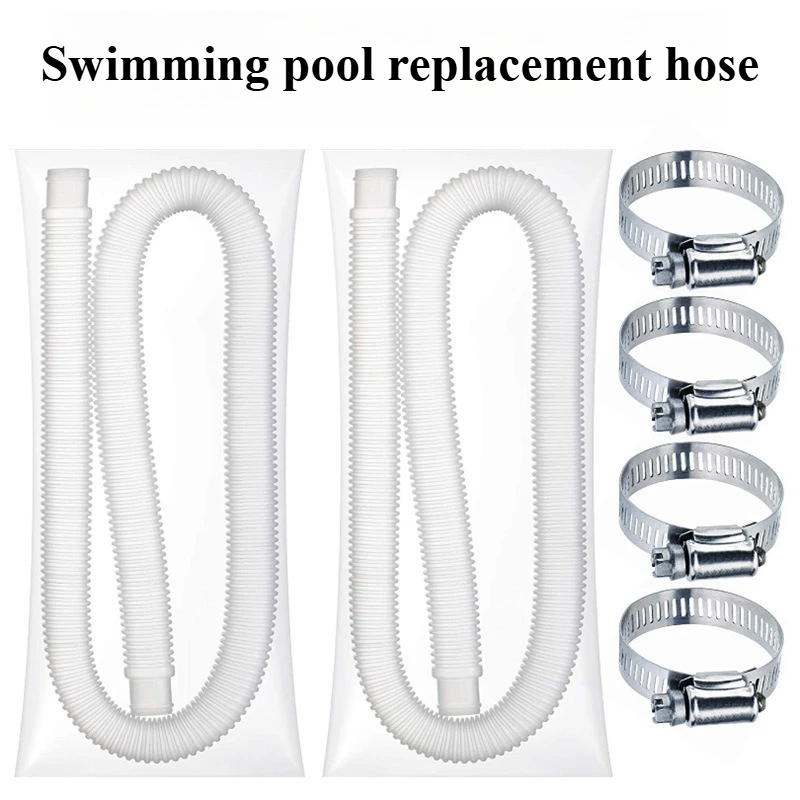 Inflatable hot spring pool water pipe replacement INTEX hose compatible with 300/330/530/1000 gallon pool pump