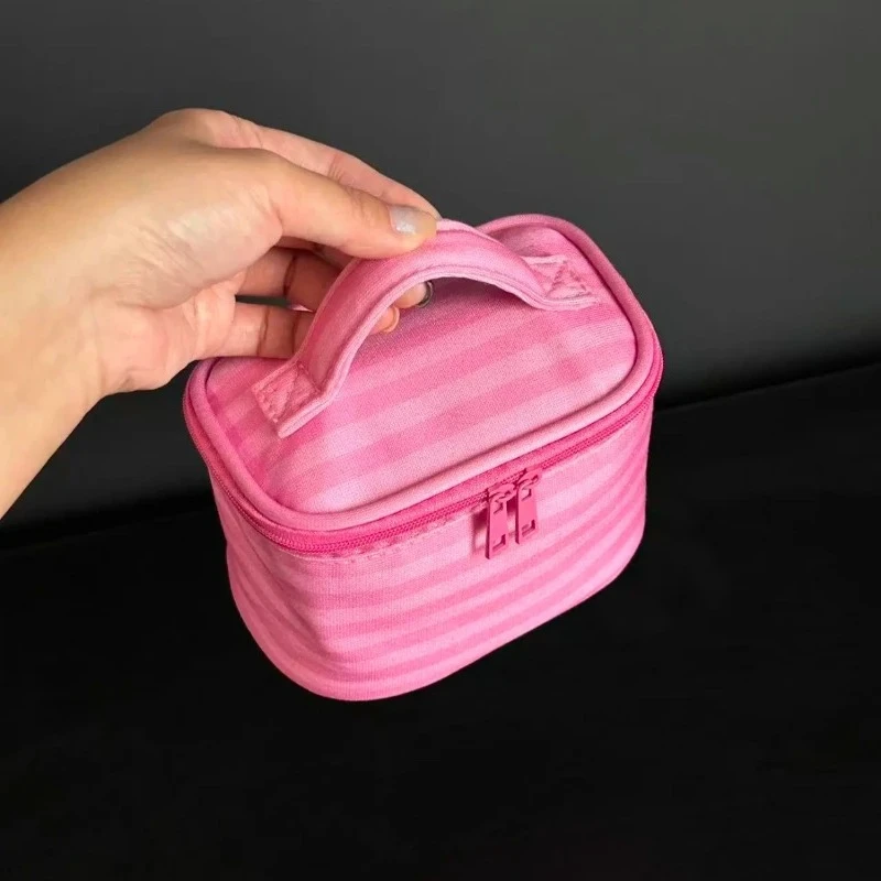 estojo-de-maquiagem-rosa-listrado-portatil-e-fofo-com-espelho-bolsa-de-viagem-para-cosmeticos-organizador-de-necessaire-para-mulheres