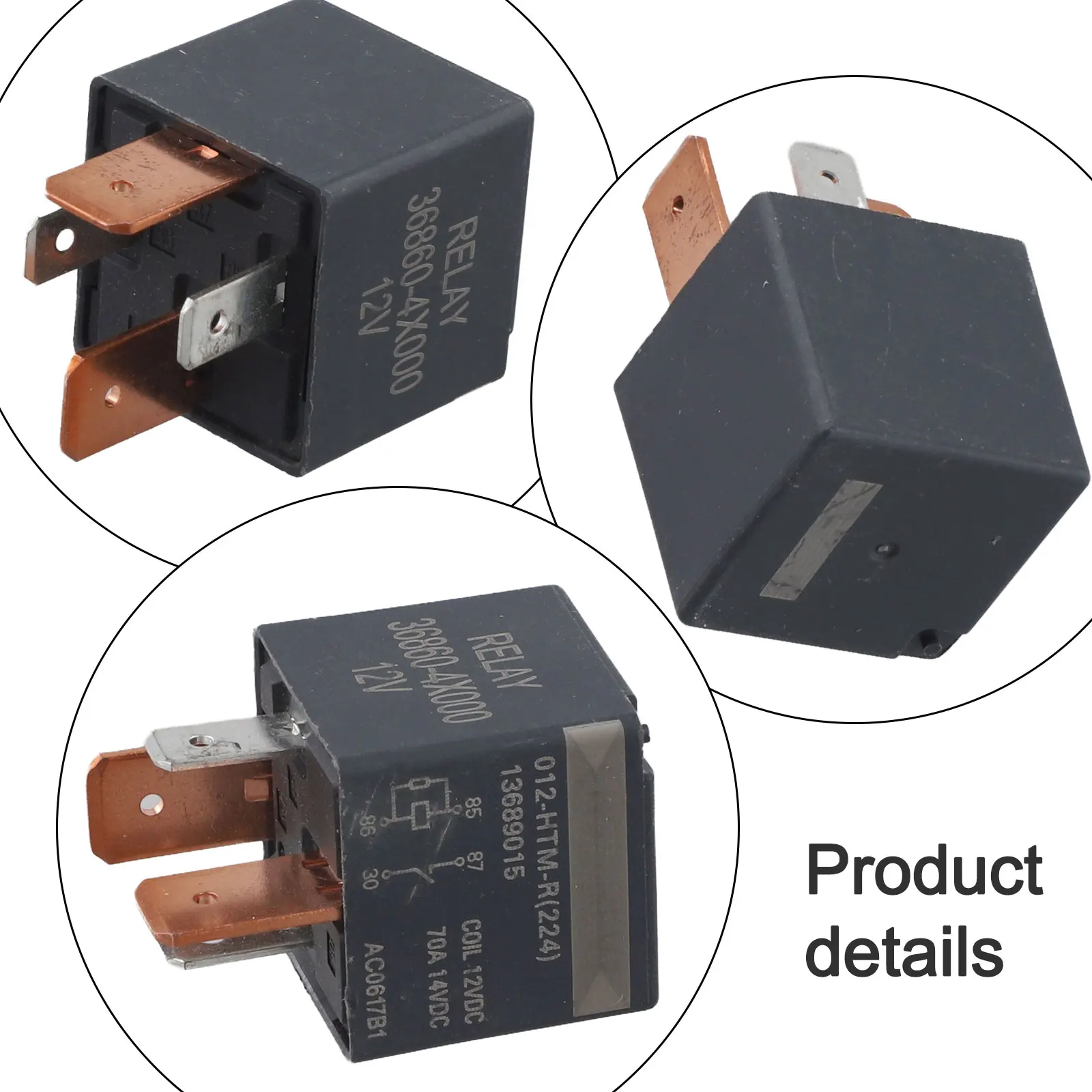 Adapter Blower Motor Relay 1 Pc 12V/24VDC ABS L1Y1-67-730 Replacement Vehicle For Mazda CX-9 2007-2012 Practical