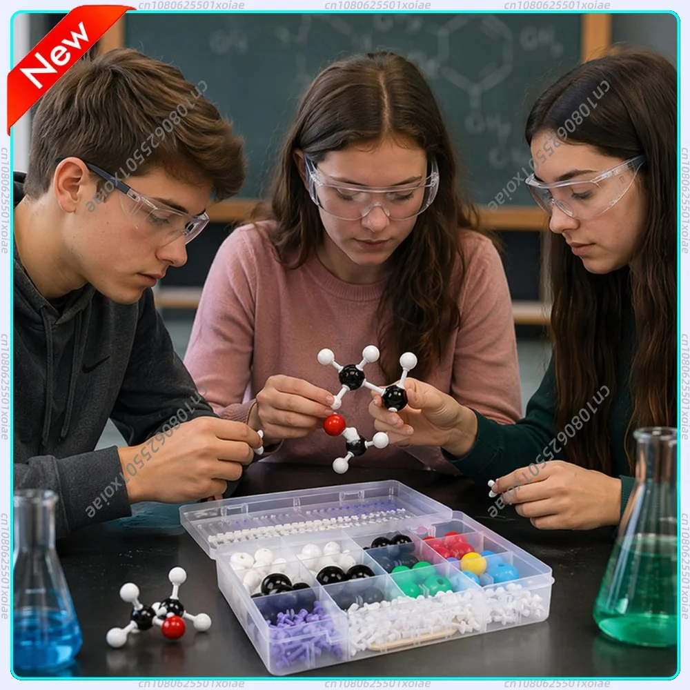 Molecular Structures Building Kit Visualize Structure & Effortless Assembly Organic Molecular Set for Lessons in Chemistry