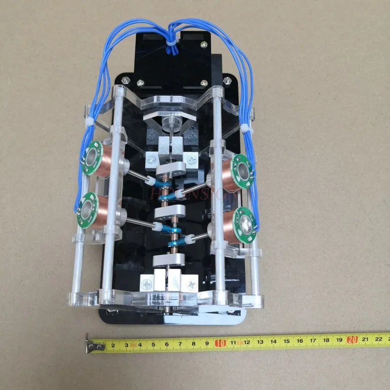 Imagem -05 - Instrumento de Ensino de Física Brinquedo Modelo Motor Motor Pequeno de Alta Velocidade 5v Manual Faça Você Mesmo V-tipo Motor Eletroímã