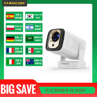 Magcubic HY310 Mini Projector Auto Focus 4K Native 1080P 330ANSI Android11 5W Speaker Air Mouse Voice Assistant Upgrated HY300