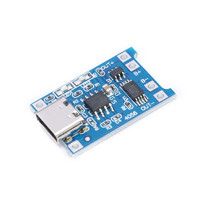20pcs TP4056 1A 5V Lithium Battery Charging Board Module Micro USB/Type-c Interface Charging Protection 2-in-1