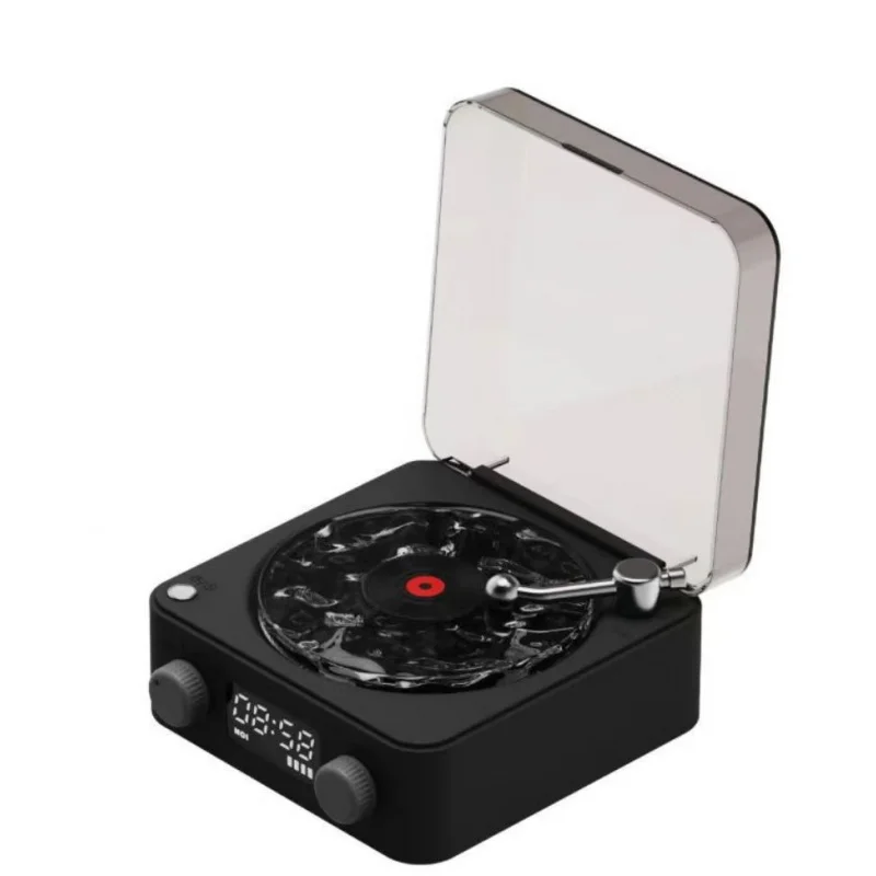 

Премиум беспроводная ретро-колонка Bluetooth с функцией сна, генератором белого шума, часами, ночником и лампой для создания атмосферы в спальне