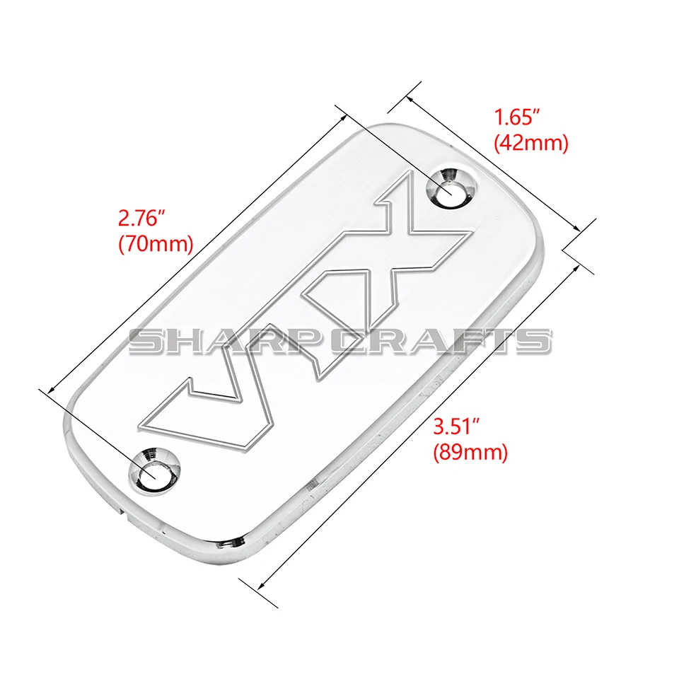 Front Billet Brake Master Cylinder Fluid Reservoir Cover Oil Cap Protector For Honda VTX1800 2002-2011 2010 2009 2008 2007 2006