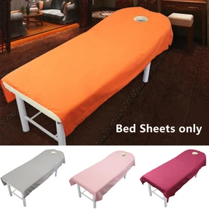 80cm x 190cm beauty sheet, beauty salon sheets, spa massage treatment, hole polyester sheet, household fabric 8 Main Sales Lençóis - №8