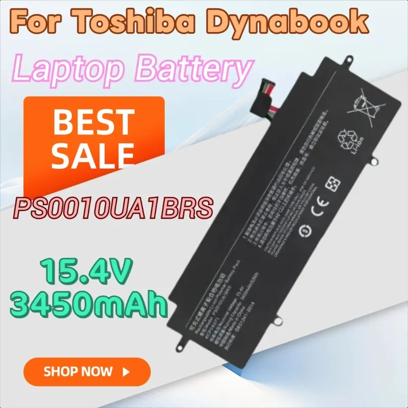 

100% New High Quality 15.4V 3450mAh Laptop Battery PS0010UA1BRS for Toshiba Dynabook Portege X30W X30W-J Series Notebook