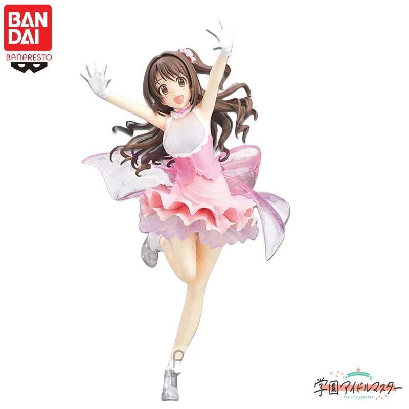 In Stock Original Bandai Banpresto The Idolmster Uzuki Shimamura Action Figure Doll Brand New Boxed Animation Peripherals