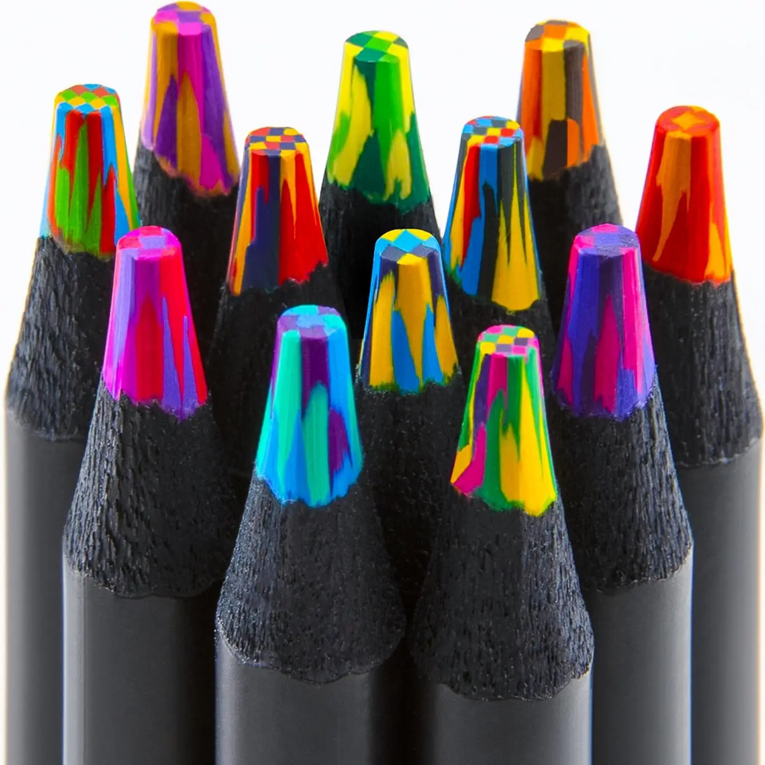 

12 Rainbow Colored Pencils for Teens, Easter Basket Stuffers, Art Supplies, Teen Girl Gifts Trendy