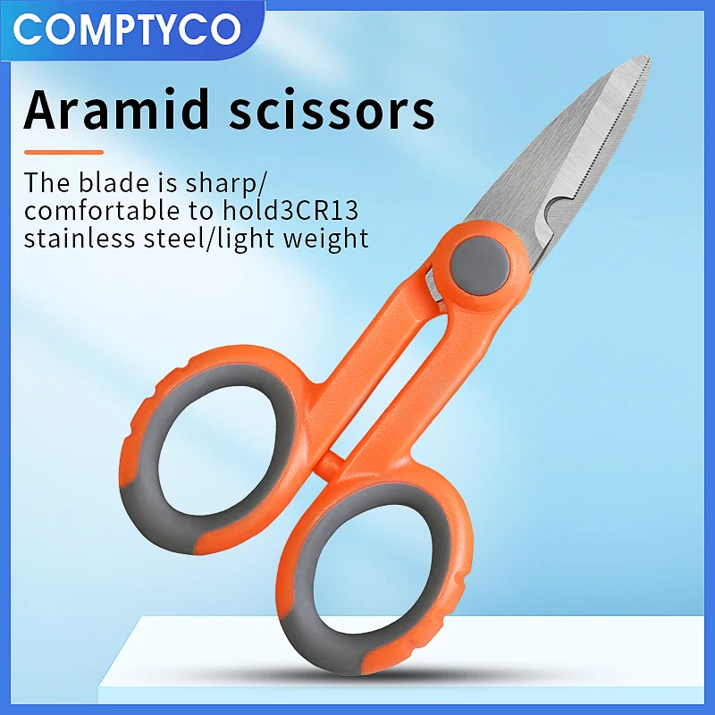

Aramid Scissors Fiber Optic Tool Fibre Stripping Scissors Optical Fiber Hand Tool