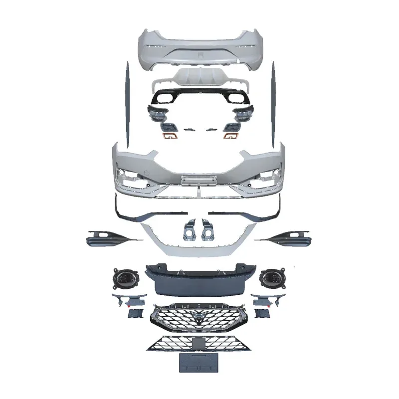 

High Quality Modified Facelift Body Kit Bumper Part Set Used for Seat N 2021 COPAR