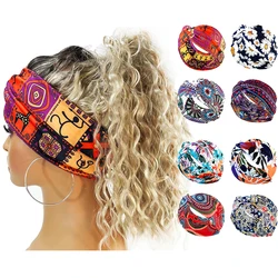 Yoga Elastic Sports Headband Hair Woman Bands for Hair Ribbon Sweatband Gym Tennis Jog Sports Tiara Running Makeup Accessories