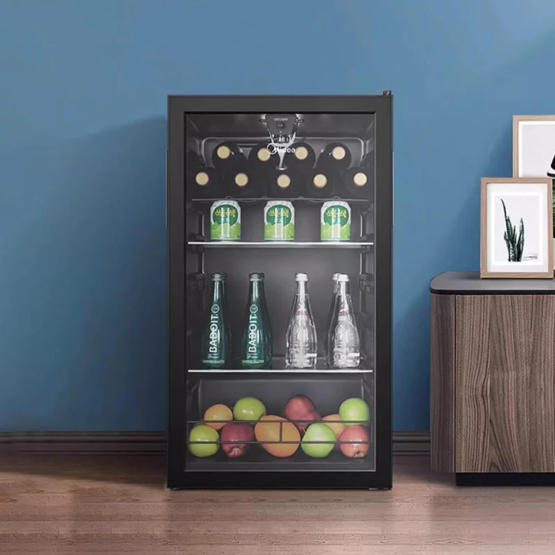 Kulkas untuk minuman anggur pengawet teh rumah kantor lemari es anggur kecil 95L kabinet zhang냉장2000장vitrina refrigerada
