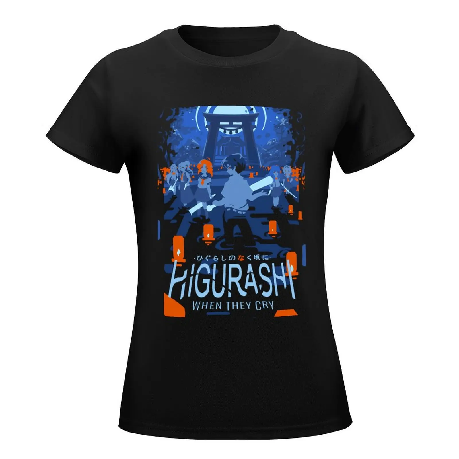 Higurashi When They Cry T-Shirt funnys cute tops quick-drying customizeds T-shirt Women