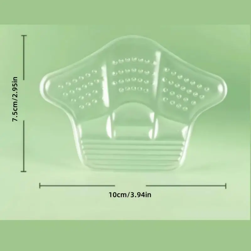 1/2Pairs Silicone Gel Heel Inserts, Self-Adhesive Anti-Blister Cushions, Adjustable Shoe Size Pads, Reusable Comfort Heel Pads