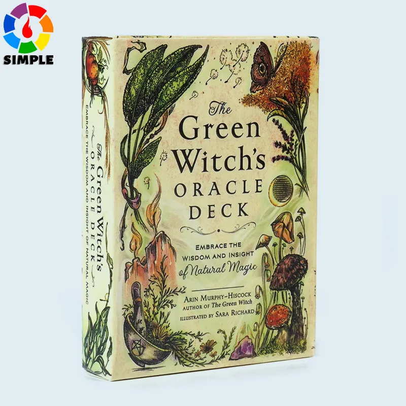 

The Green Witch's Oracle Deck Embrace the Wisdom and Insight of Natural Magic Green Witch Witchcraft Series Tarot Cards