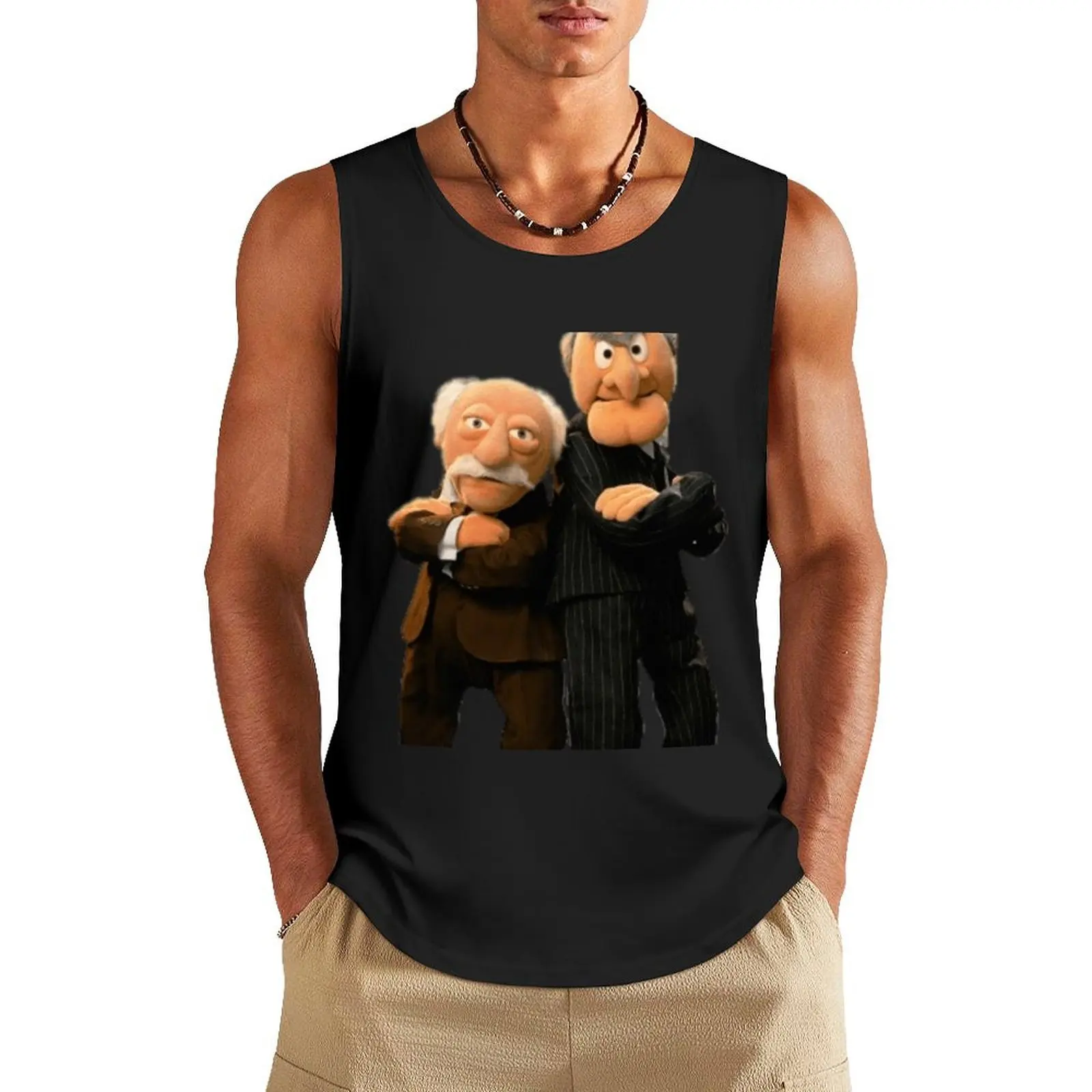 

Statler and Waldorf Tank Top gym t-shirts Muscle fit