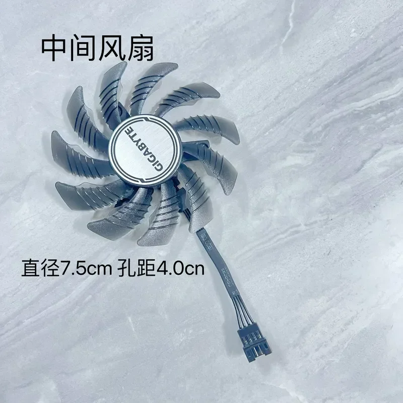 for Gigabyte RTX 3050 3060 3060 Ti GAMING Magic Eagle Graphics Card Cooling Fan Replacement PLD08010S12HH