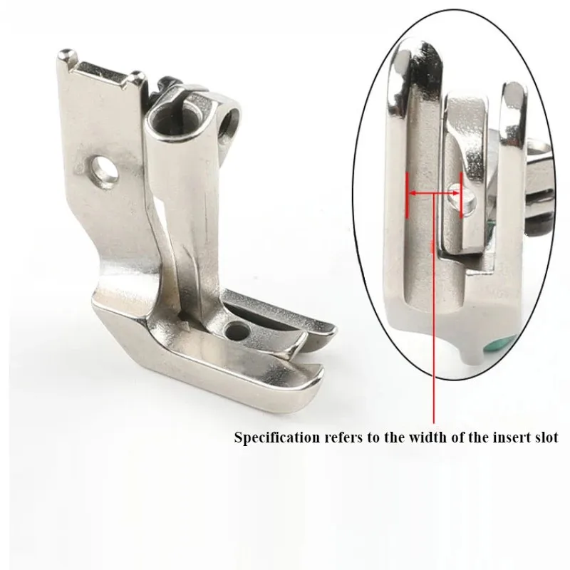 Piping Walking Foot S30+S31 For Cylinder Bed Machine Bilateral Insert Cord Wrap Rope Insert Buried Pocket Bone Pull Presser Foot