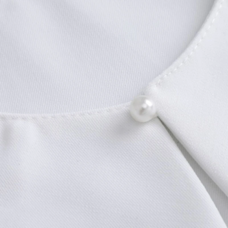 وشاح الموضة شال وهمية طوق قميص المرأة انفصال طوق بلون كاذبة طوق التعادل الأبيض فو كول الملابس والاكسسوارات