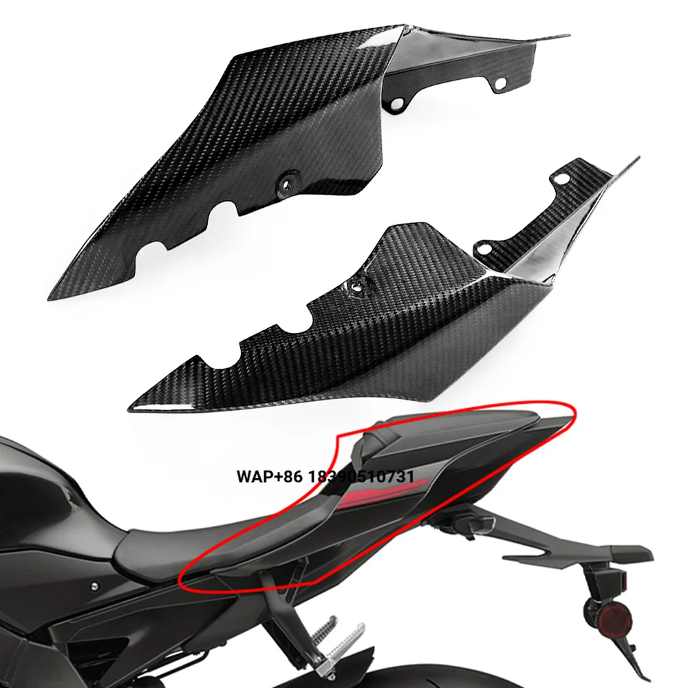

Lavitin 3k Carbon Fiber Motorcycle Rear Seat Side Panel Cover for R1 R1M 2015-2025 Glossy