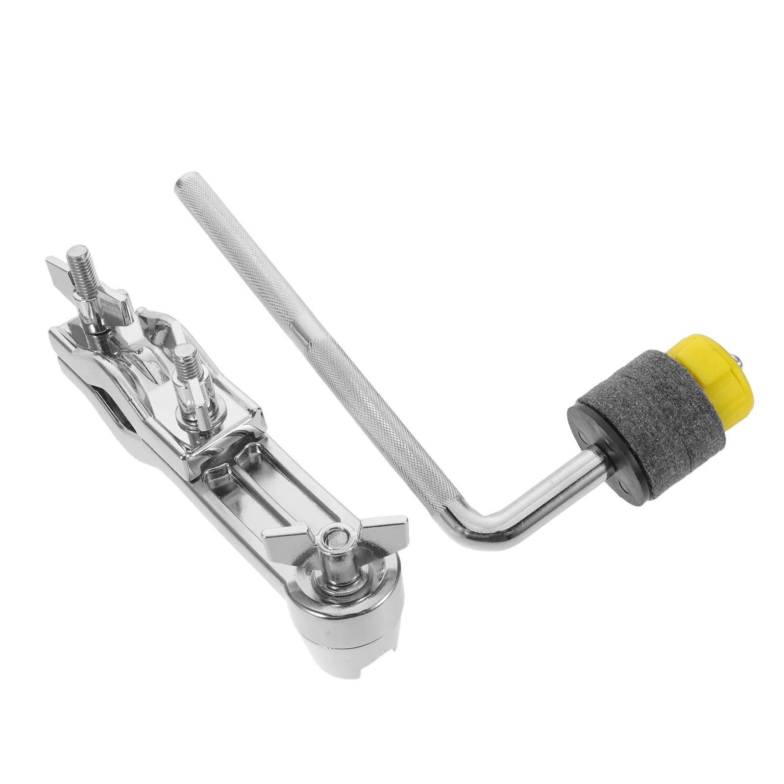 

Drum Cymbal Arm Extension Stand Thickened Metal L Shaped Clamp Percussion Practice Beginner Drum Clamp Cymbal Mounting Holder
