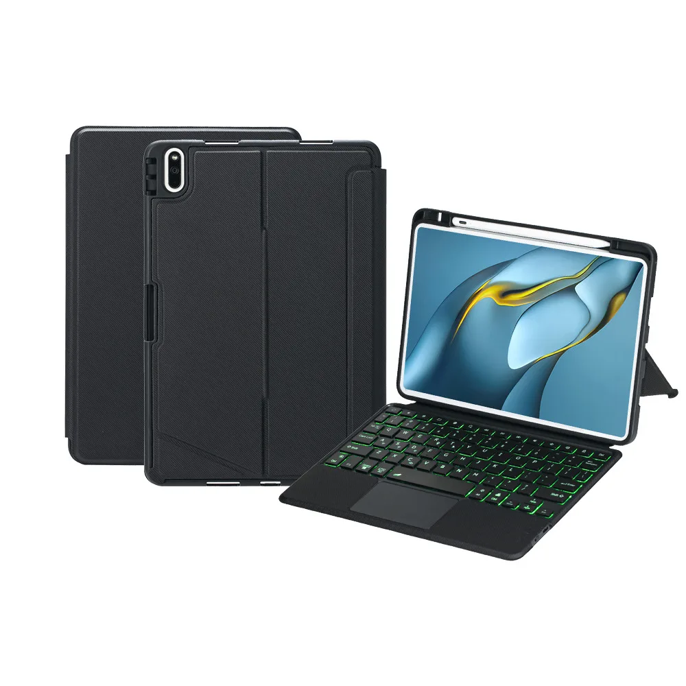 For Huawei MatePad pro 10.8 Case 10.8 Inch MRR-W29 All-in-One Detachable Bluetooth Backlit Touch Keyboard Case MRX-W09