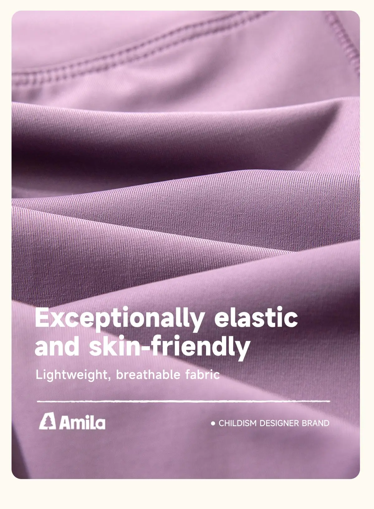 Amila 2026 Frühlings-Mädchenunterhose, hohe Elastizität, nicht verformbar, vielseitige Yogahose, Kinderbekleidung, Hose – Detail 3