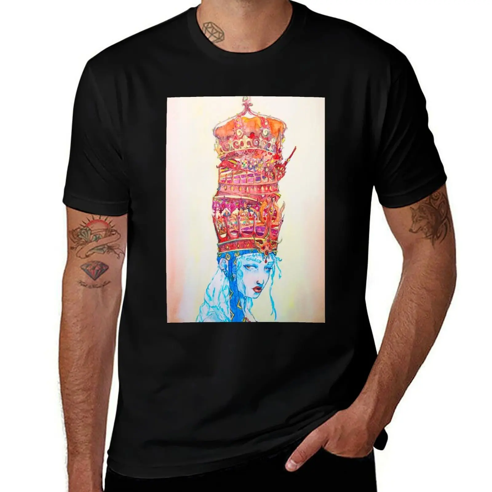 T-shirt Crowns of the Conquered à manches courtes pour le sport, à séchage rapide