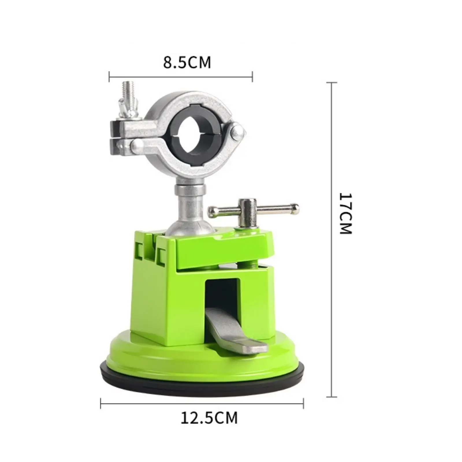 Aluminum Alloy Suction Clamp Vise 360 Degree Rotating Work Holding Tool for Hobbyist Repair and Light Duty Workshop Tasks