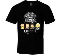 Queen Freddie Mercury Rock Band Men Women T Shirt Cotton Black Size S-3Xl Style Vintage T-Shirt Short Sleeve Funny Top Tee