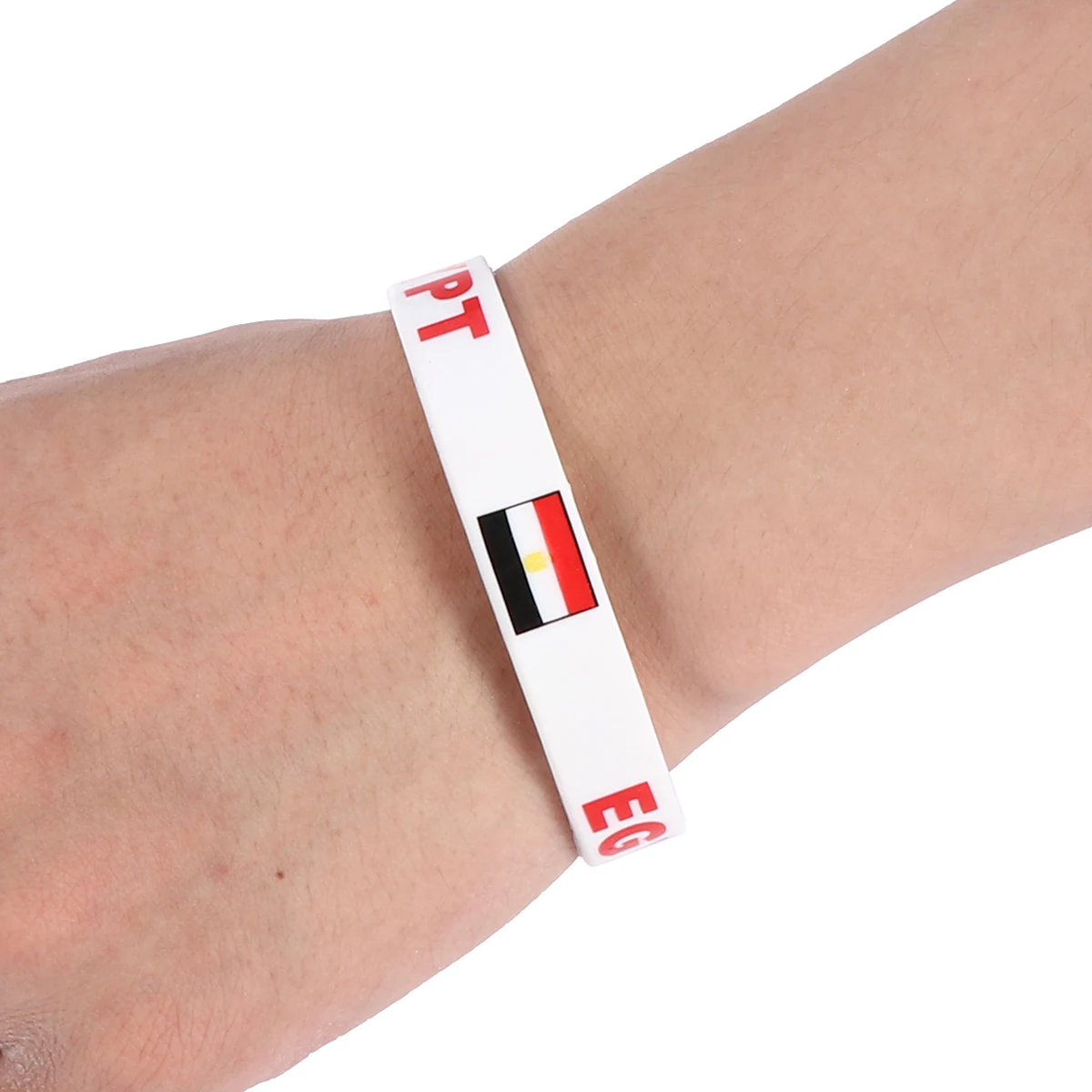 

6Pcs Country Silicone Wristbands Bracelets One Size Fits Football Soccer Fans Cheer Wrist Bands