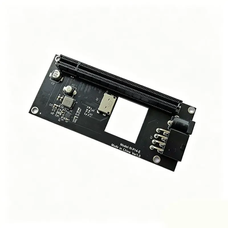 

AT82-Oculink SFF-8612 To Pcie X4 X16 Adapter Card For GPU Powered By DC 12V Compatible With Pcie 4.0 3.0 SSF-8611 4I Cable