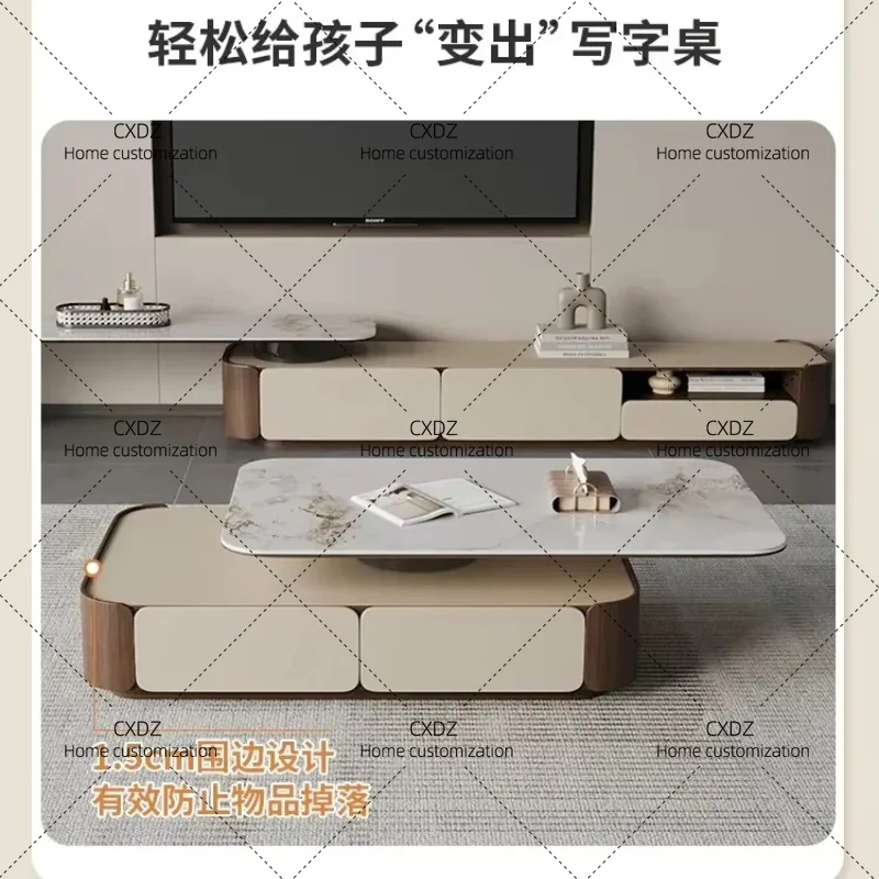 XX Clear Hardcover Design Coffee Tables Luxury Wood Modern Floor  Coffee Table Living Room T Furniture