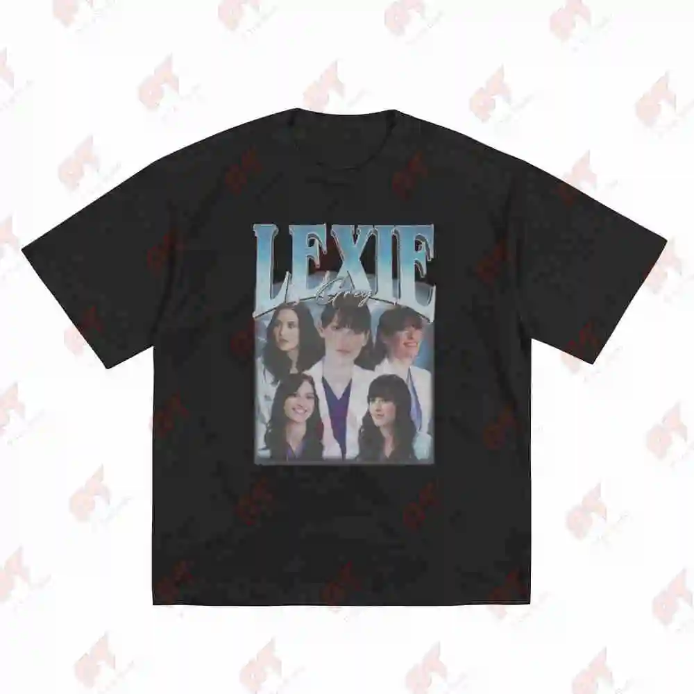 Lexie Grey Bootleg Vintage Medical Drama TV Show Short Sleeve Tee 100% Cotton T-Shirt