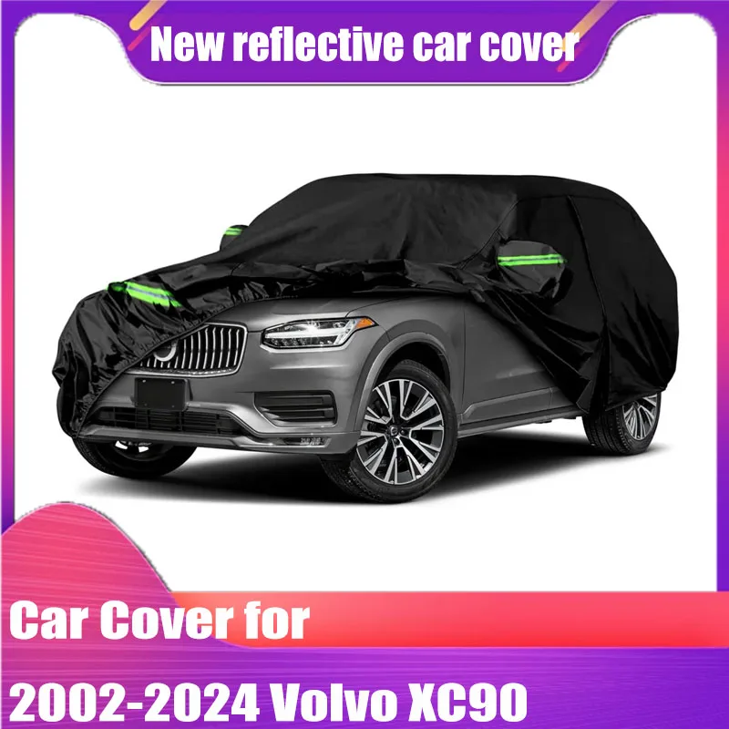 

Waterproof Car Covers Custom-fit for 2002-2024 Volvo XC90 Windproof Bands for Snow Rain Dust Hail Protection