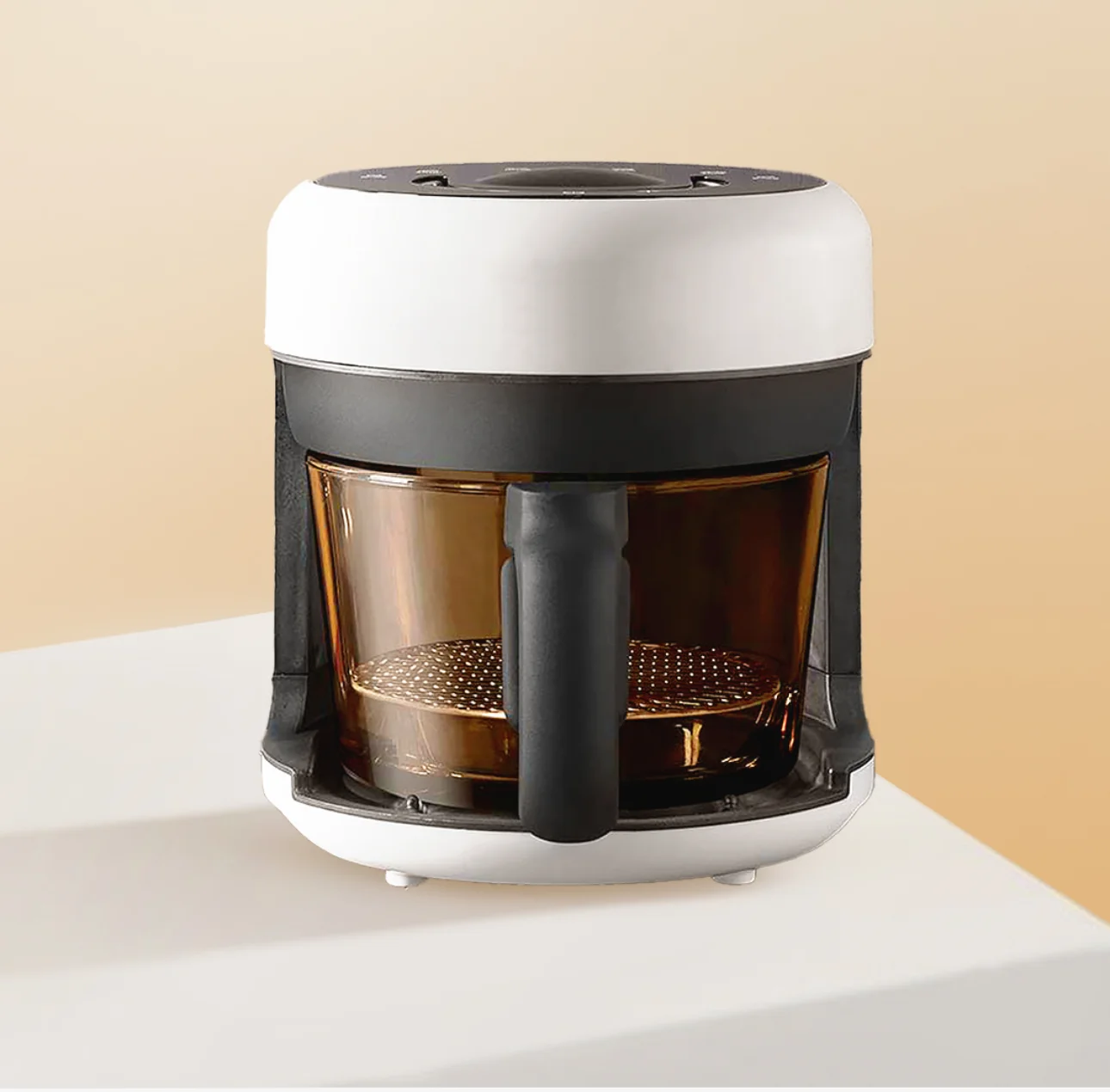 White 900W 2L PP Glass Compact