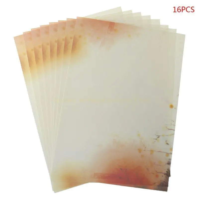 16Pcs/pack Beautiful Chinese Letter Paper Painting Writing Students St