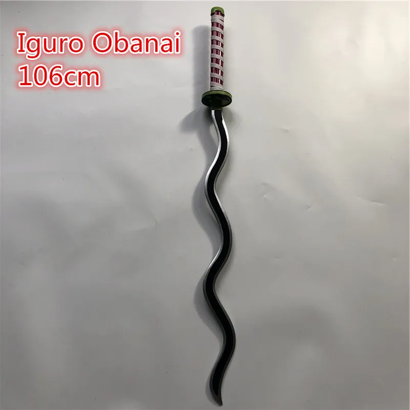 

106cm Demon Slayer Kimetsu no Yaiba Iguro Obanai Cosplay Sword Kimetsu No Yaiba Iguro Obanai Cosplay Costum sword Prop