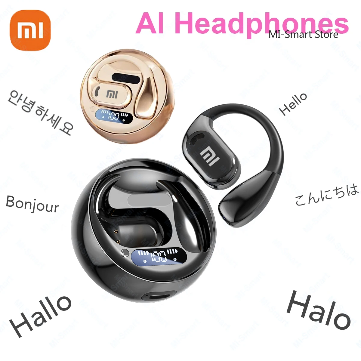 Xiaomi New AI Translation Earbuds OWS Non in Ear Bluetooth ENC Earphones with 144 Kinds Languages Simultaneous Interpretation